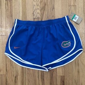 Nike Women's Florida Gators Blue Dri-FIT Tempo Logo Shorts